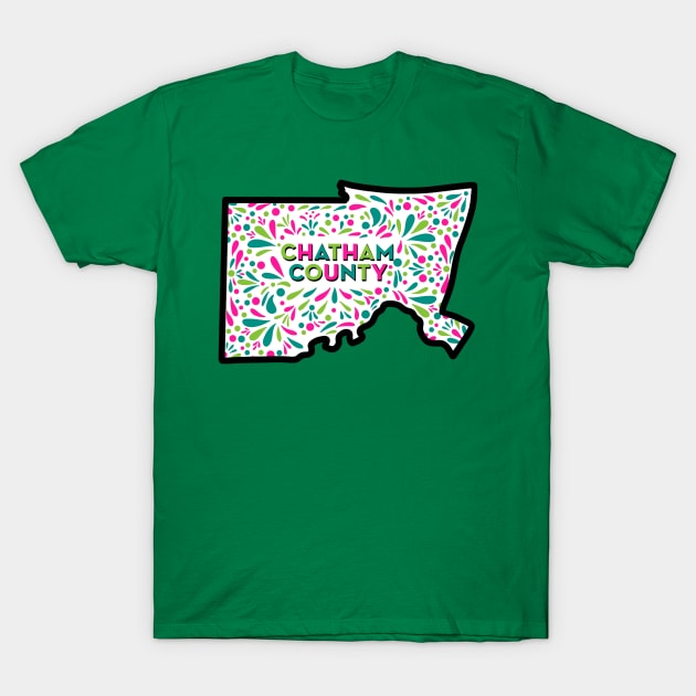 Chatham County, North Carolina T-Shirt by My Depiction Addiction 